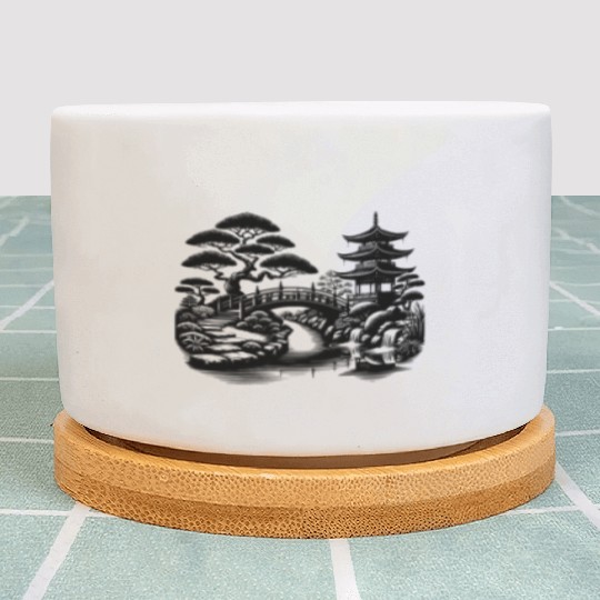 Harmonious Path To The Japanese Temple Garden Plant Pots