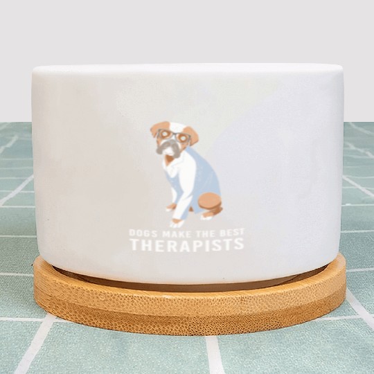 Therapy Dog Psychology Therapist Plant Pots