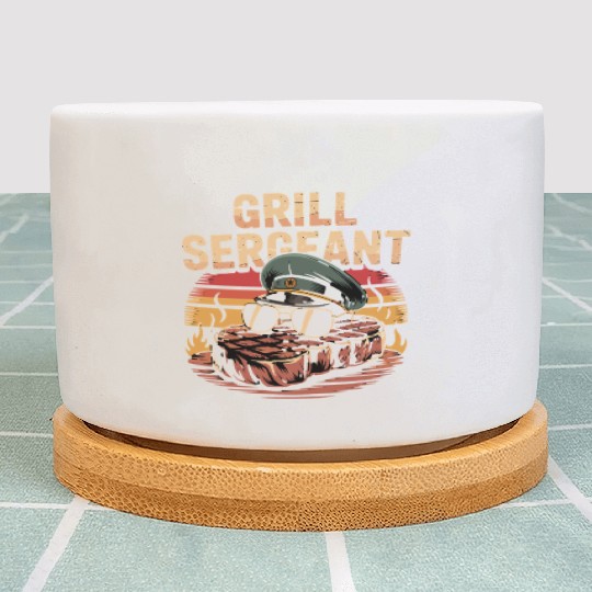 Grill Sergeant BBQ Masterpiece For Cookout Plant Pots