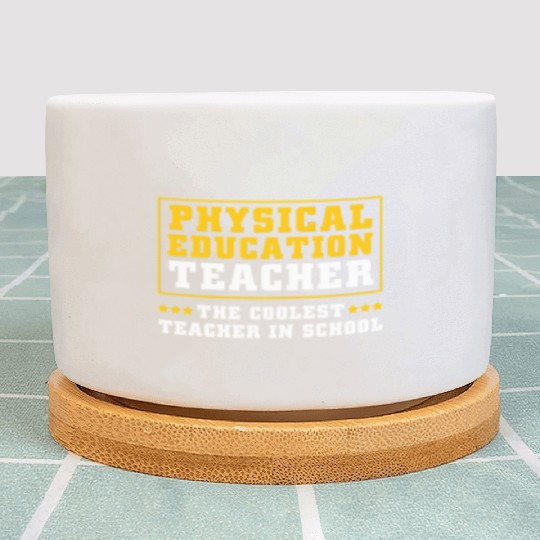 Physical Education Teacher Sports Coach Plant Pots