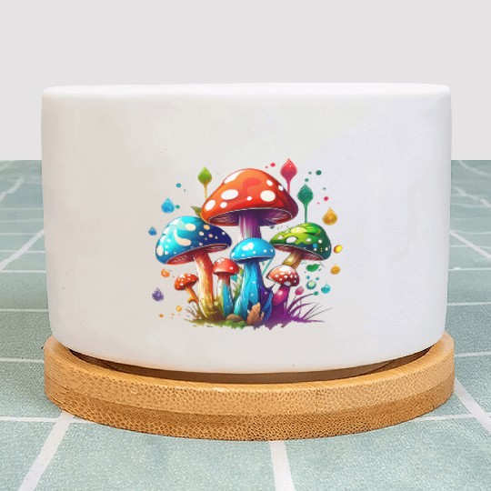 Nature's Psychedelic Mushrooms Plant Pots