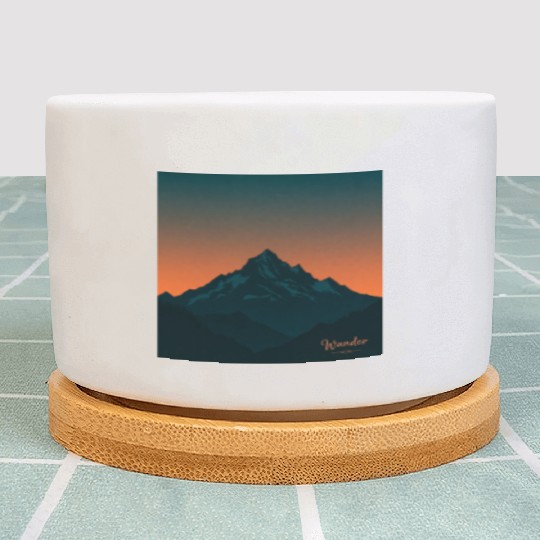 Wanderlust Peaks Plant Pots