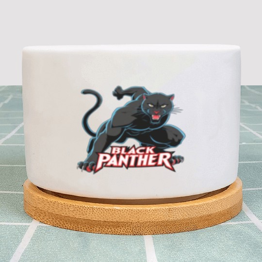 Black Panther. Plant Pots