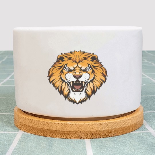 Angry Lion s Head Plant Pots