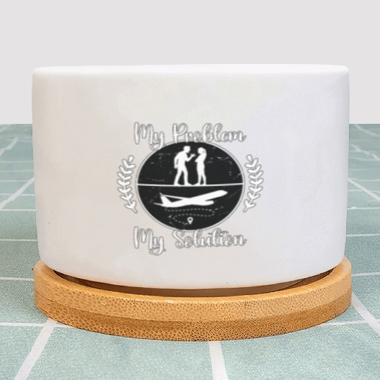 Flight Instructor My Problem My Pictogram Mom Dad Plant Pots