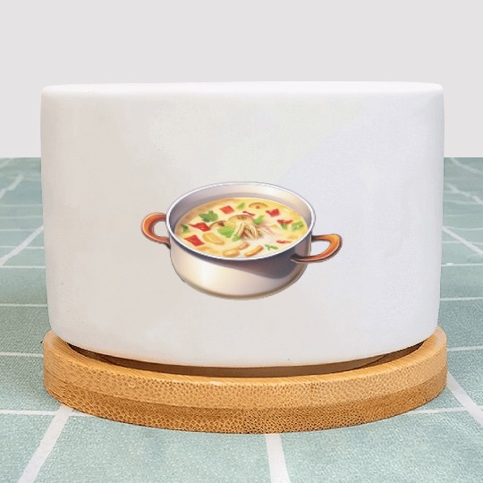 Creamy Bacon Mushroom Soup Plant Pots