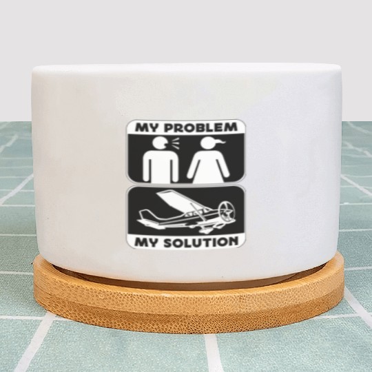 Aerobatic Pilot My Problem My Pictogram Mom Dad Plant Pots