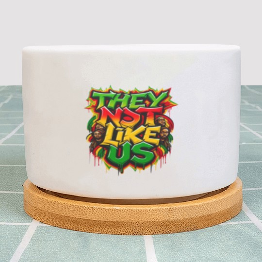 They Not Like Us Black History Month Plant Pots
