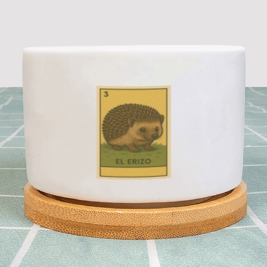 EL ERIZO - THE HEDGEHOG - LA LOTERÍA Plant Pots