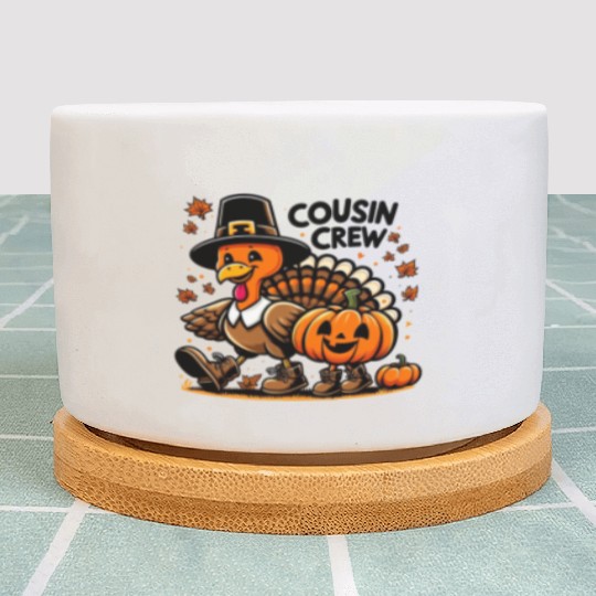 Halloween Cousin Crew Plant Pots