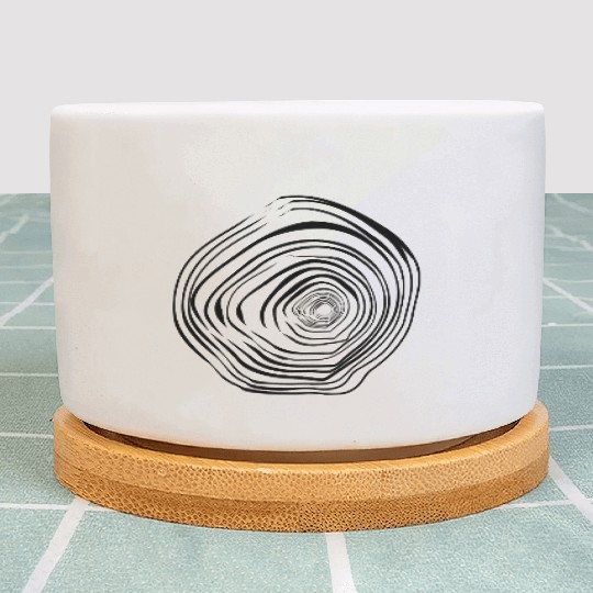 Tree Ring Growth – Minimal Nature Symbol Plant Pots