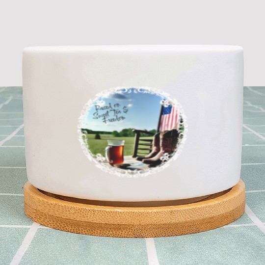 Raised On Sweet Tea & Freedom Plant Pots