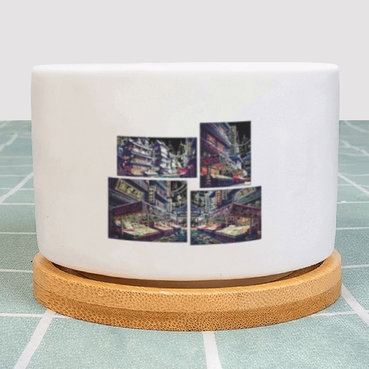 Where Tradition Meets Neons Twilight Plant Pots