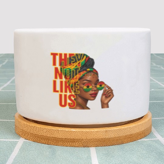 They Not Like Us Afro Queen Plant Pots