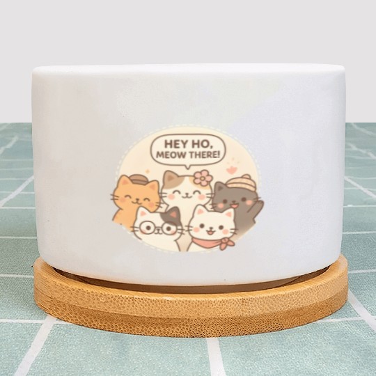 Hey hello meow there!! Plant Pots