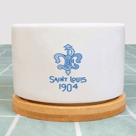 St. Louis 1904 Games - LPE Blue Plant Pots