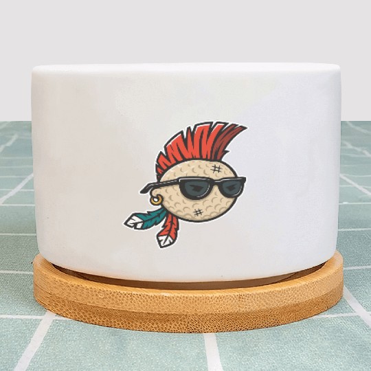 Punk Rock Golf Style Plant Pots