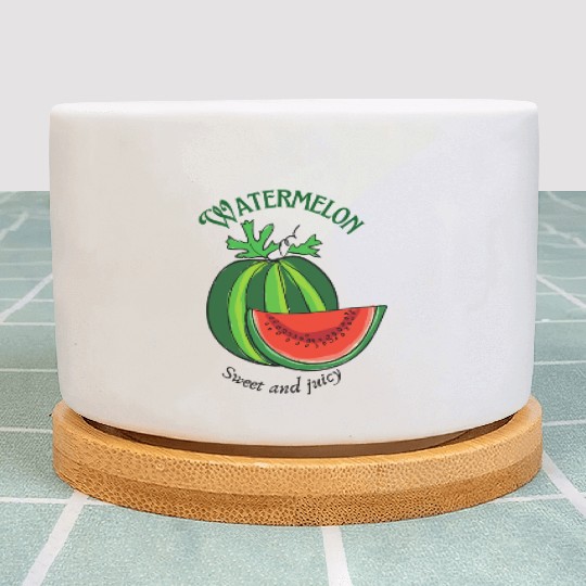 Watermelon Sweet Summer Vibes Plant Pots
