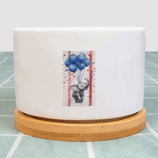 Stars, Stripes & Sweet Dreams Plant Pots