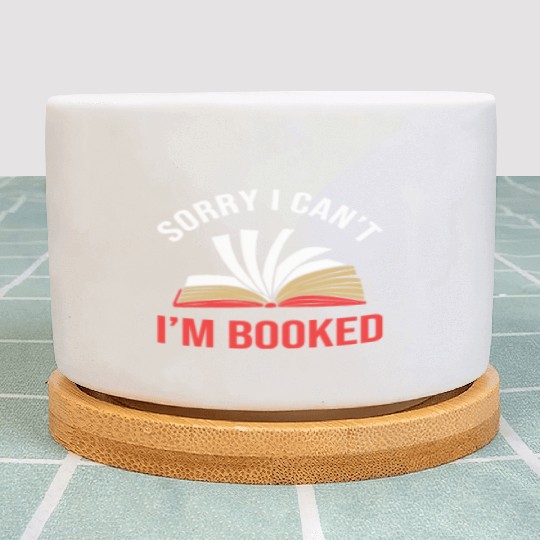 Reading Teacher Bookworm Librarian Plant Pots