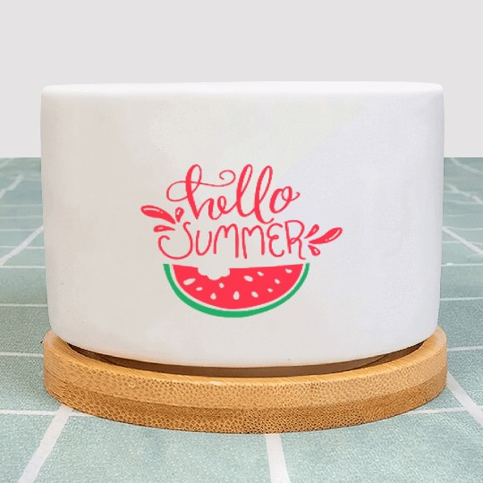 Hello Summer Watermelon Plant Pots