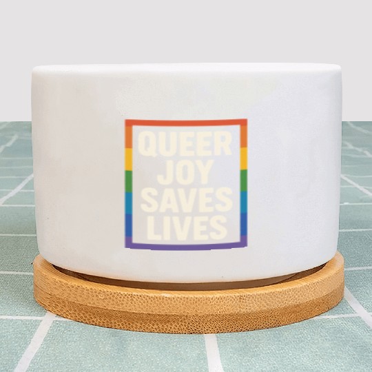 Queer Pride Queer Joy LGBTQ+ Affirmation Trans Plant Pots
