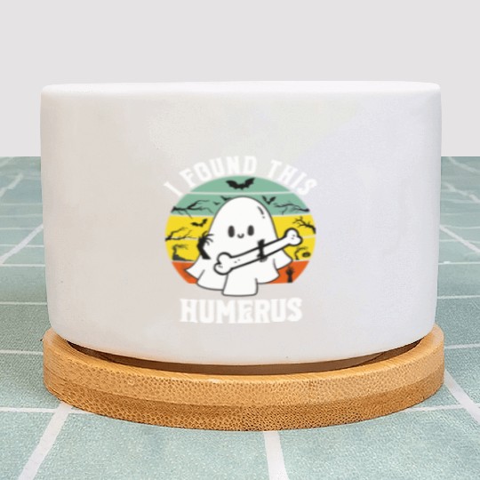 Funny Ghost Pun I Found This Humerus Halloween Plant Pots