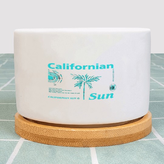 California Sun Fireworks Illustration Plant Pots