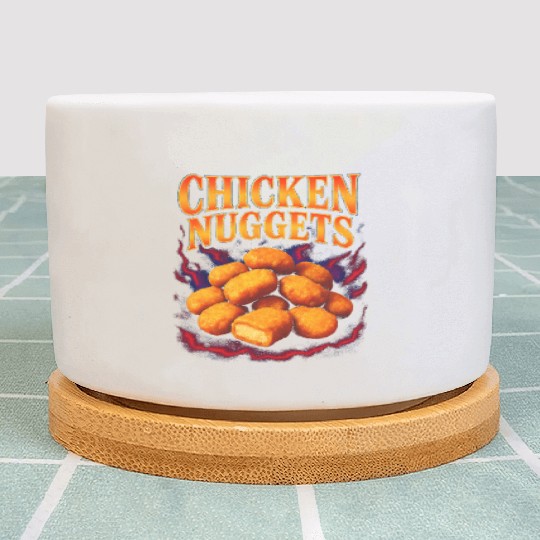 Chicken Nuggets Favorite Food Weird 90s Nuggets Plant Pots