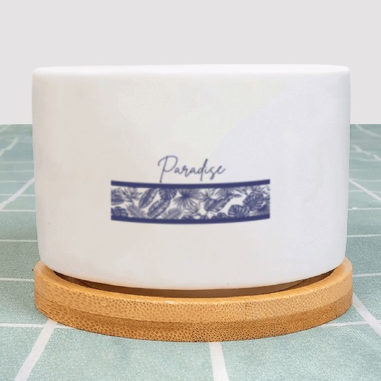 Exotic Jungle Paradise Pattern Plant Pots