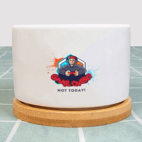 Gamer Youth Embrace in Bold Style Plant Pots