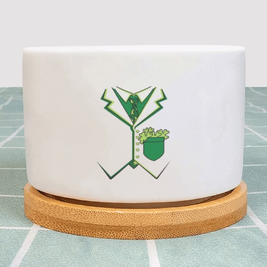 Irish Tuxedo Suit Plant Pots