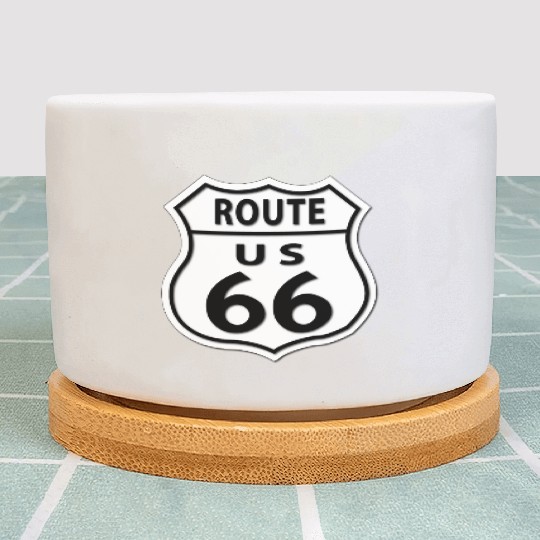 Route 66 Plant Pots