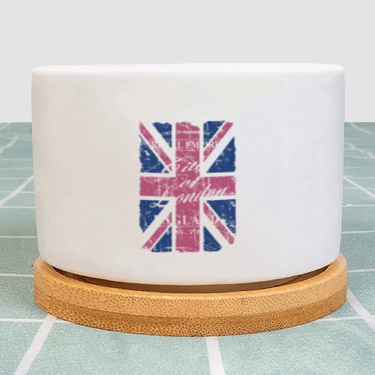 Union Jack - London - Vintage Look Plant Pots