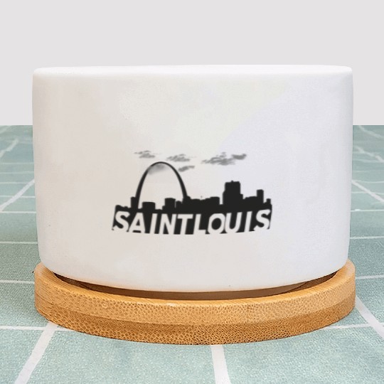 Saint St Louis Missouri Skyline Plant Pots