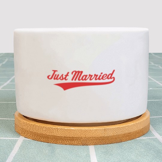 Just Married (Marriage / Wedding) Plant Pots