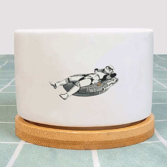 Star Wars stormtrooper relaxing Plant Pots