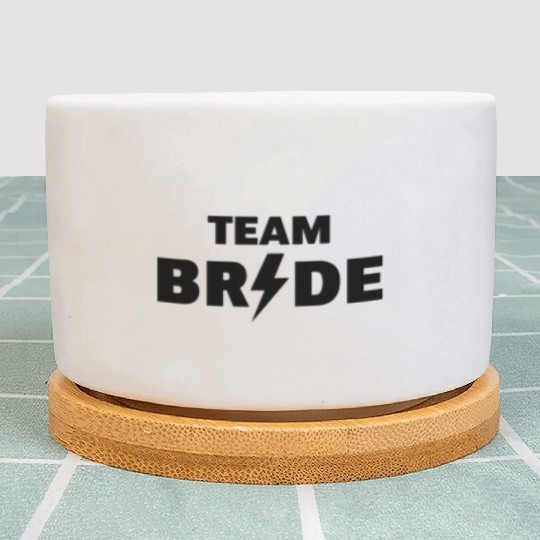Team Bride Rocks (Hen Night / Bachelorette Party) Plant Pots