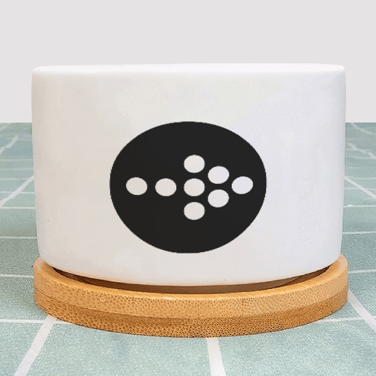 Dotted Arrow Plant Pots