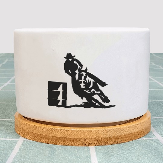 Barrel Racing Plant Pots
