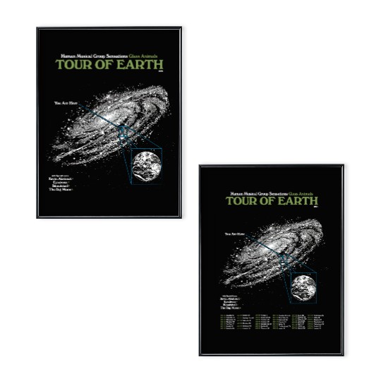 Glass Animals - Tour of Earth 2024 Double Sided Poster Set