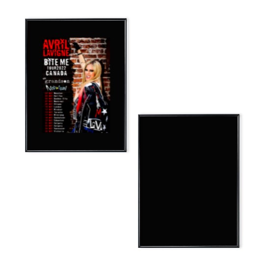 Avril Lavigne Poster Set,Avril Lavigne bite me tour 2022 Poster Set, Ramona Lavigne Poster Set, Pop Punk Queen Poster Set
