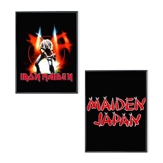 IRON MAIDEN Maiden Japan Poster Set Double Sided