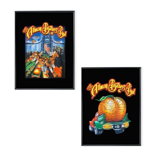 The Allman Brothers Band Double-sided Tour Poster Set Black Poster Set All Sizes AH1424