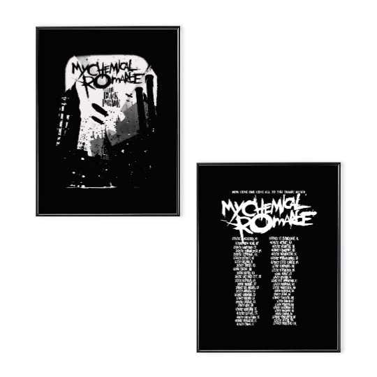My Chemical Romance The Black Parade Tour 2025 Music Poster Set