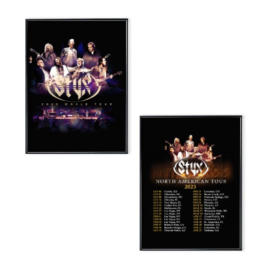 Styxs Tour Concert Poster Set, North American Tour 2025