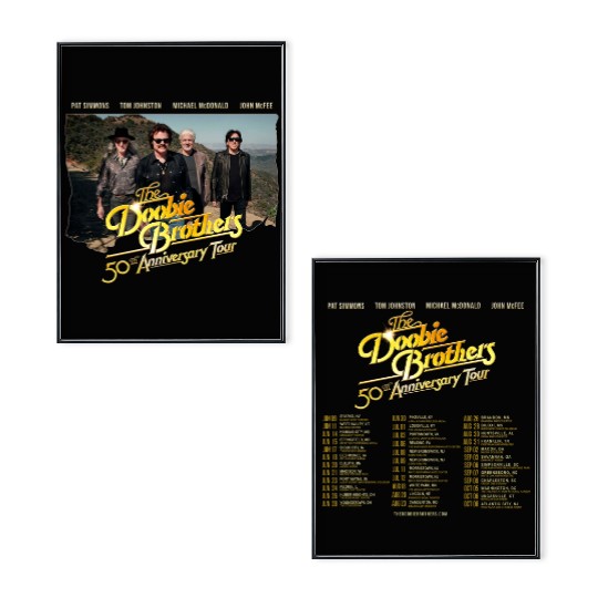 The Doobie Brothers World Tour 50th Anniversary Poster Set