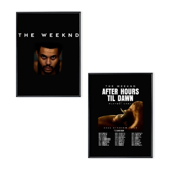 2025 Weeknds After Hours Til Dawn Tour Poster Set, Weeknds Concert 2025, Weeknds Fan Poster Set, Weeknds Merch, Weeknds Graphic Poster Set