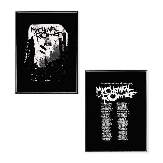 My Chemical Romance The Black Parade Tour 2025 All Size Poster Set