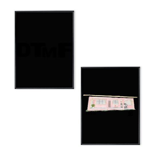 Bad Bunny La Casita Poster Set, Debi Tirar Mas Fotos, Bad Bunny Poster Set, Bad Bunny New Poster Set, New Album Poster Set, Pink House